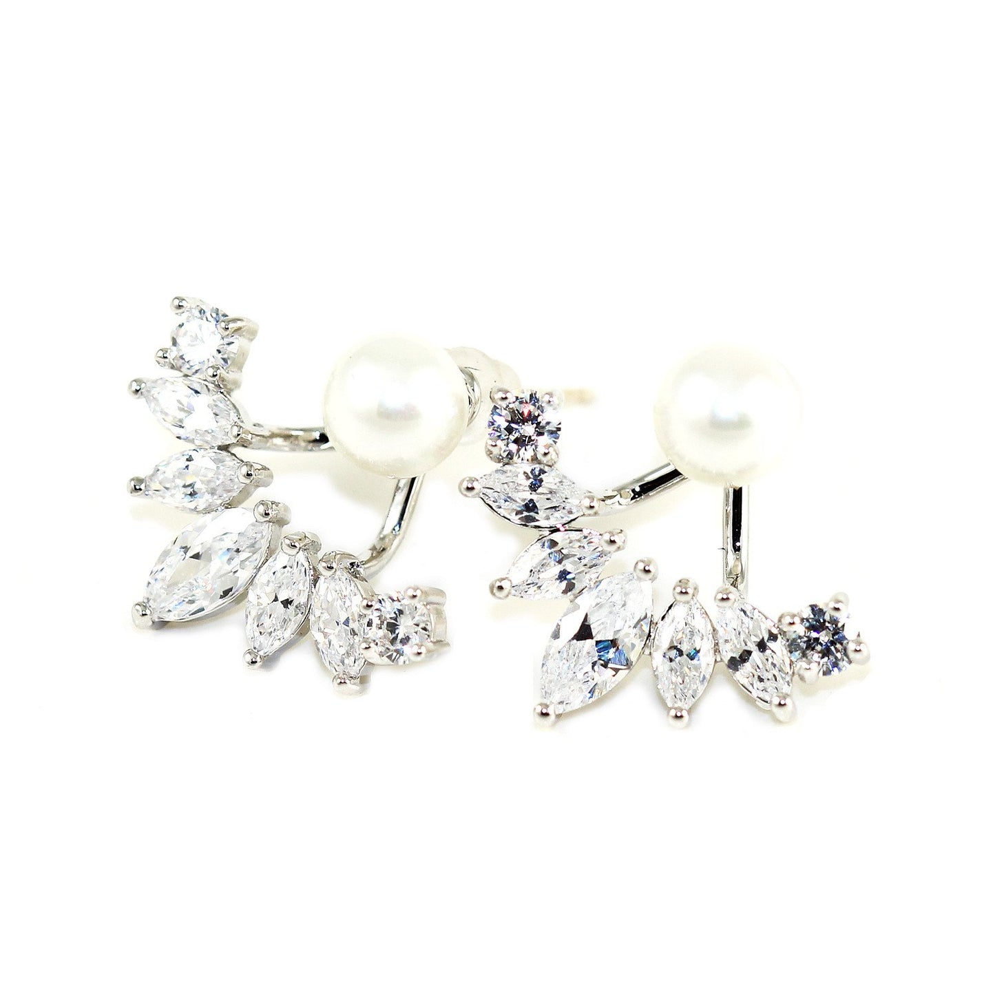 Modern Bridal Ear Jackets