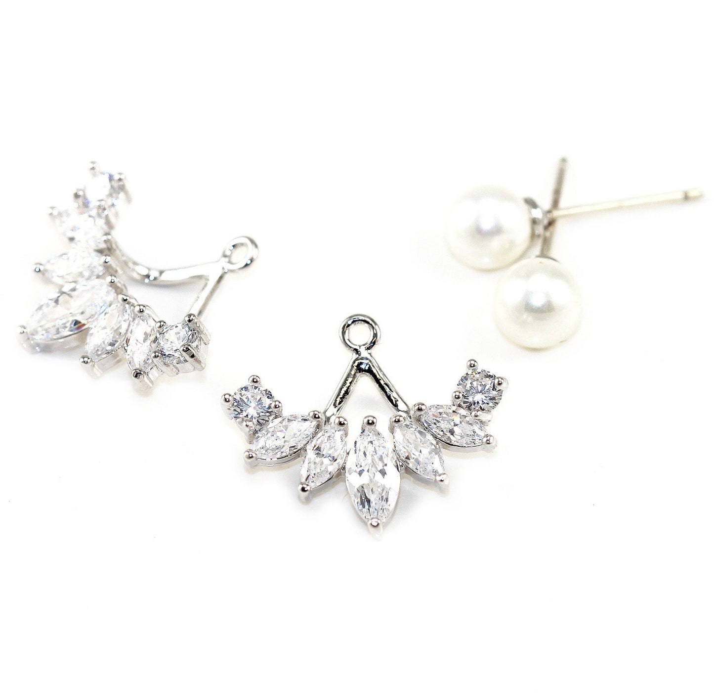 Modern Bridal Ear Jackets
