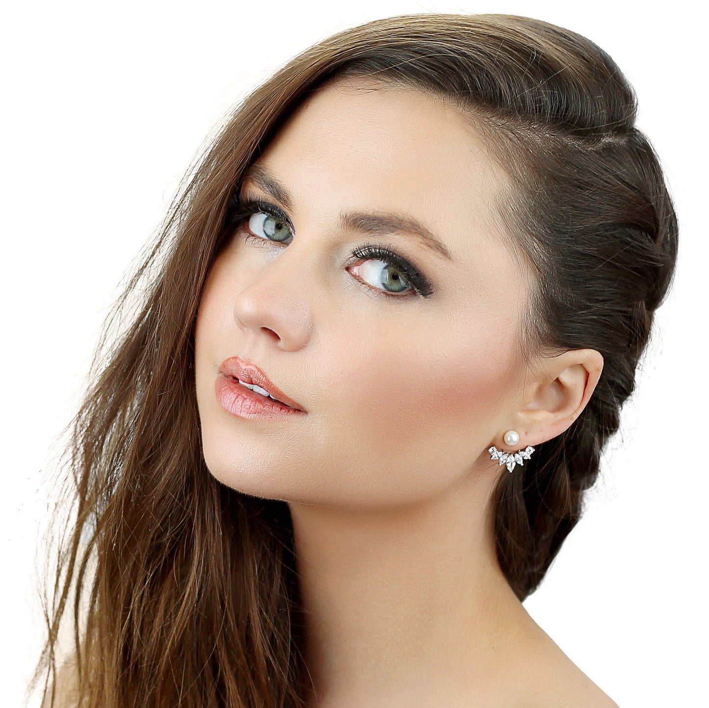 Modern Bridal Ear Jackets