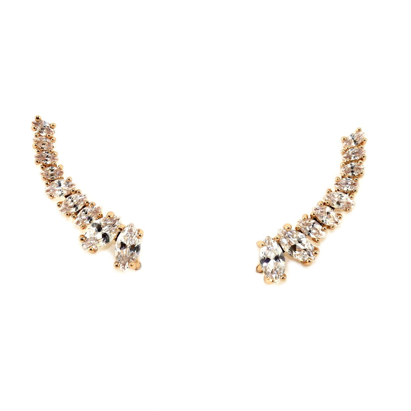 Marquise Ear Climbers