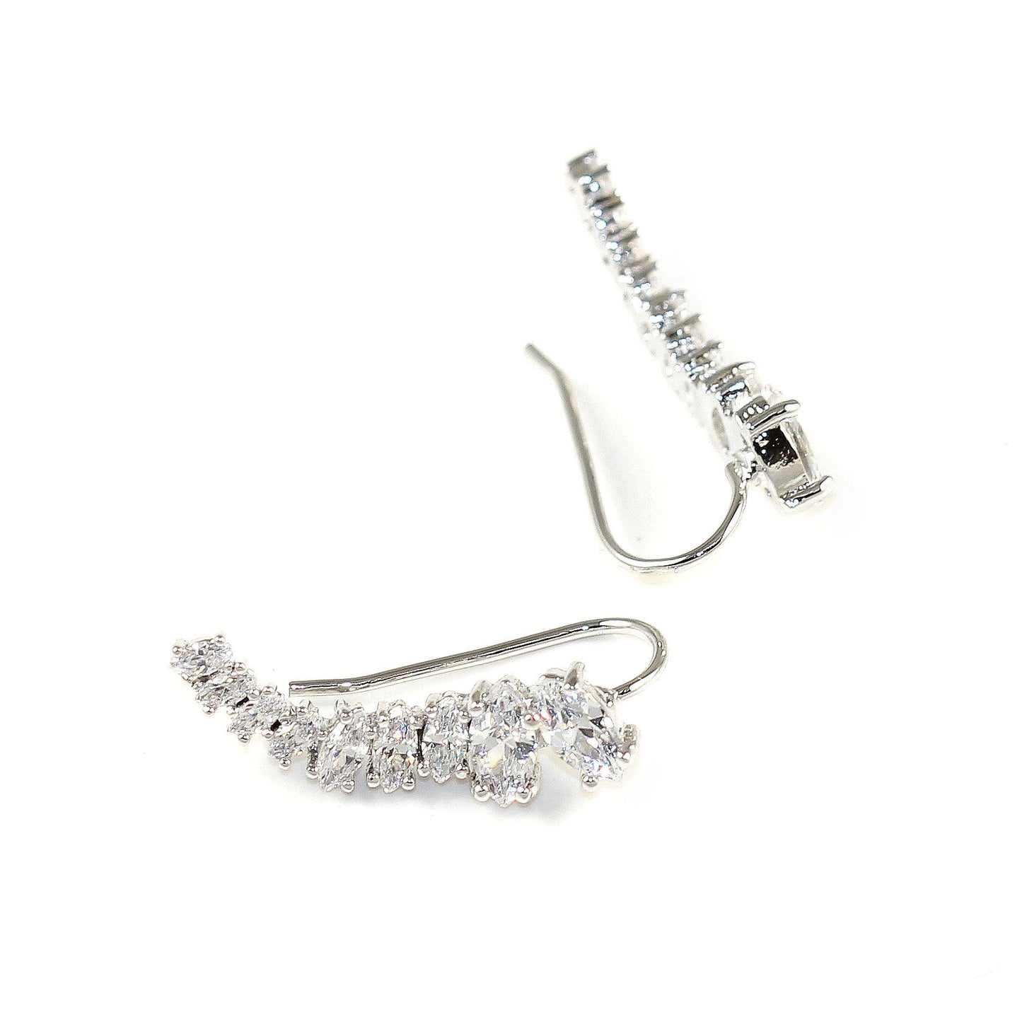 Marquise Ear Climbers