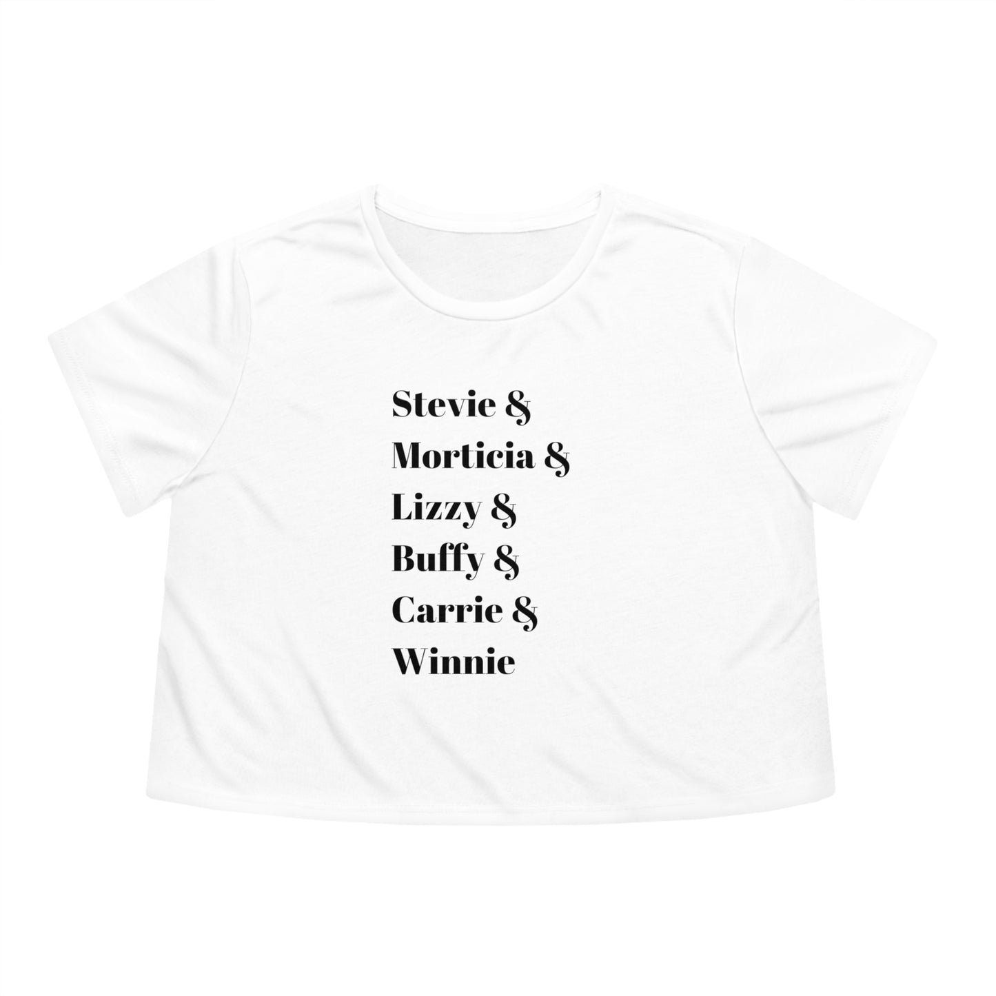 Horror Heroines Cropped Tee