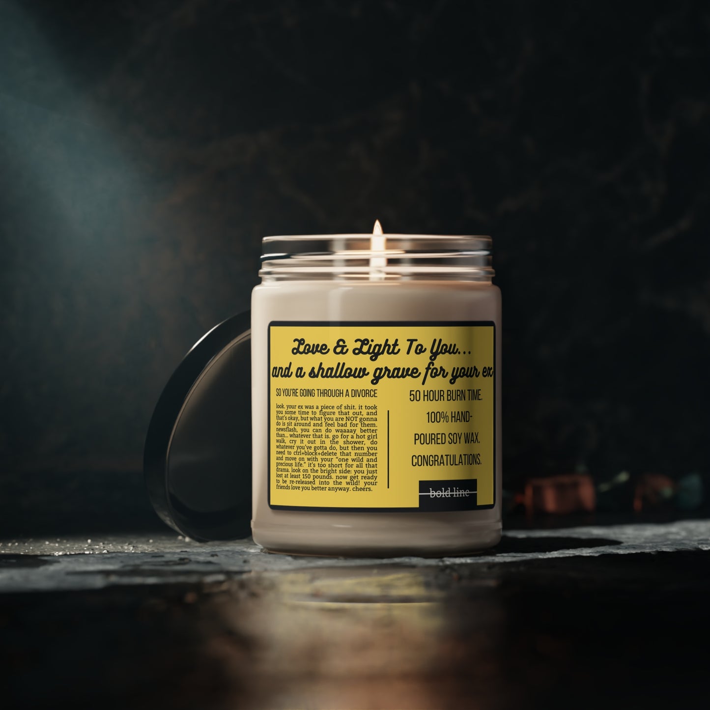 Light, Love & Shallow Grave Candle