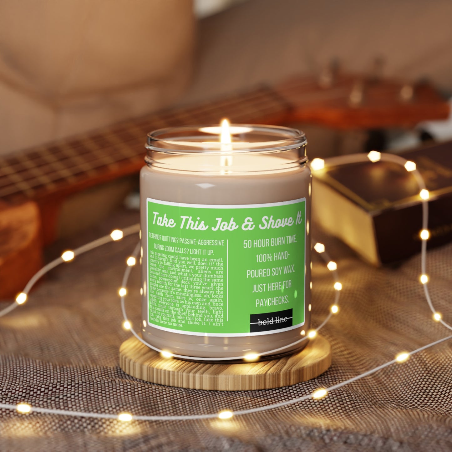 Take This Job & Shove It Candle
