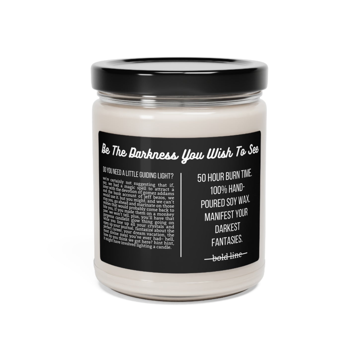 Be the Darkness Candle