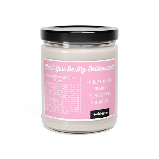 Bridesmaid Candle