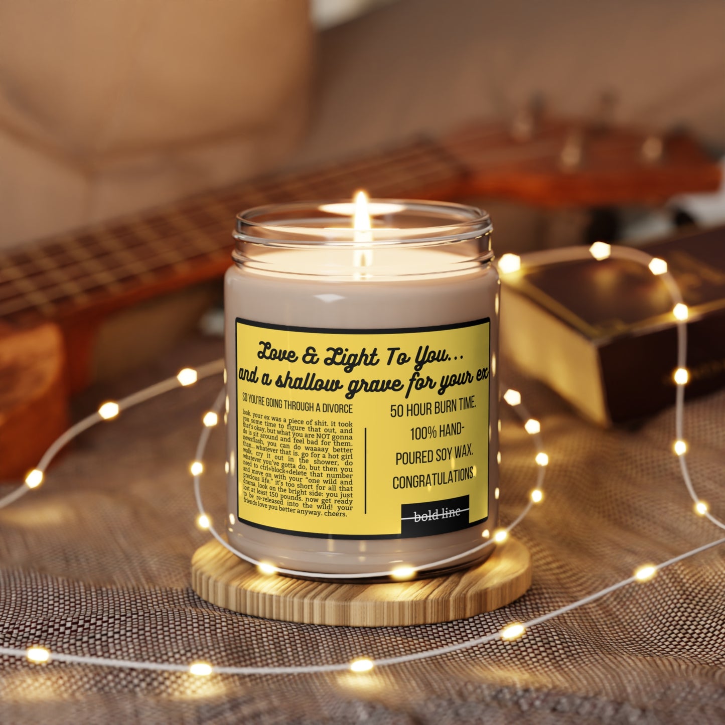 Light, Love & Shallow Grave Candle