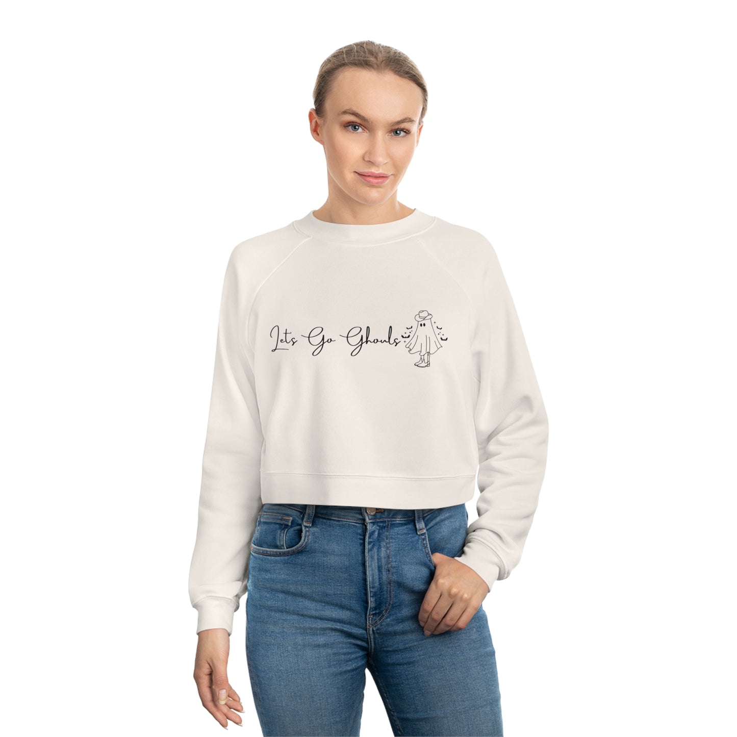Let's Go Ghouls Cropped Fleece Pullover