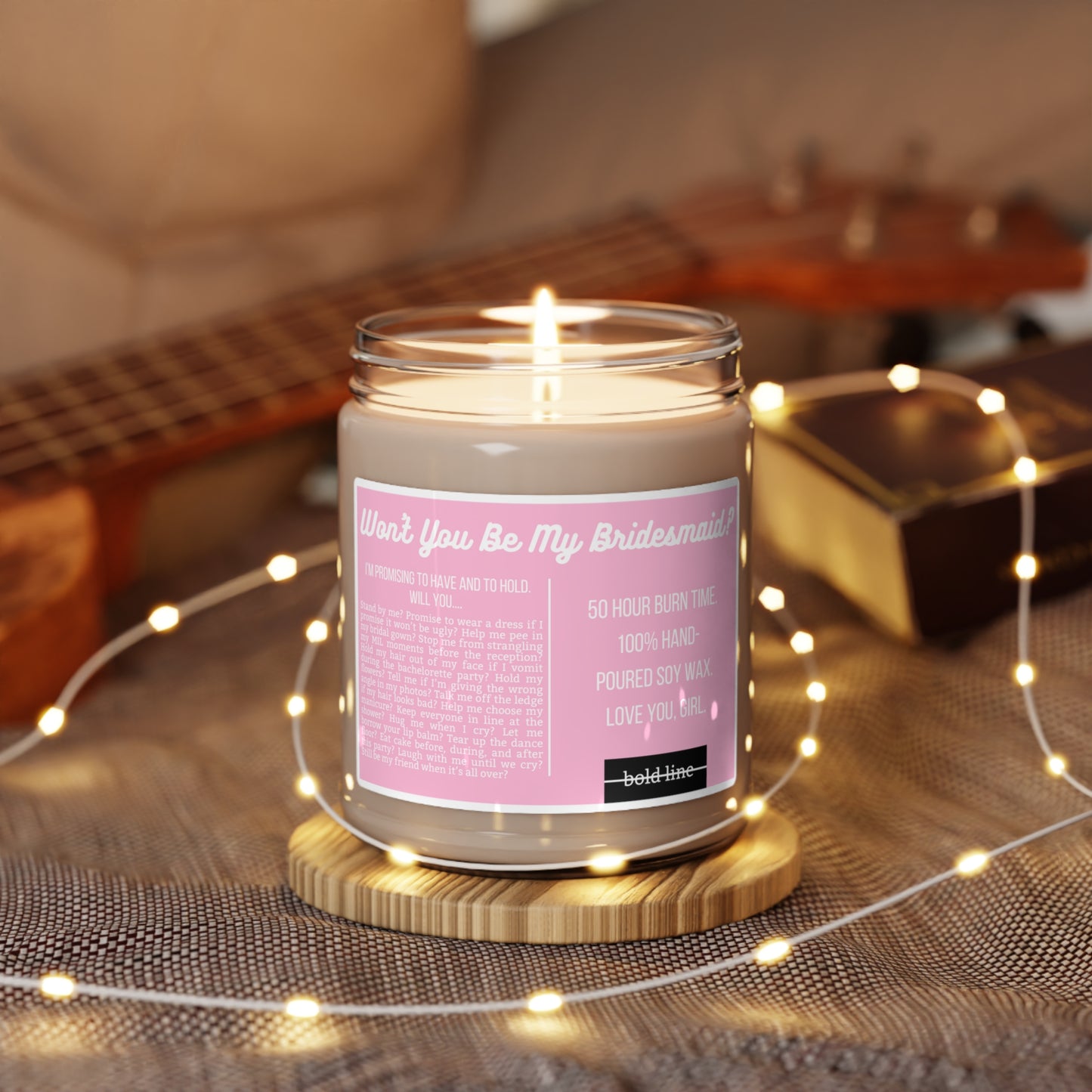 Bridesmaid Candle