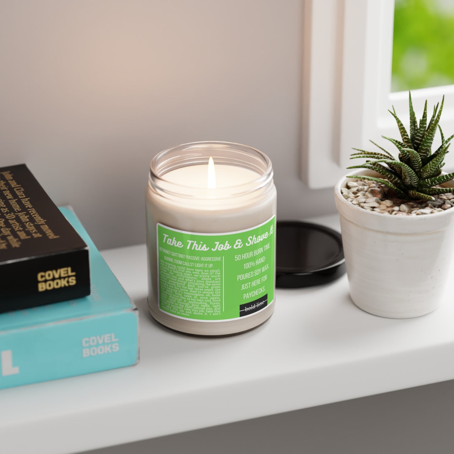 Take This Job & Shove It Candle