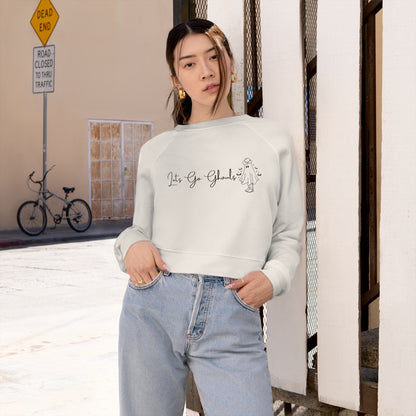 Let's Go Ghouls Cropped Fleece Pullover