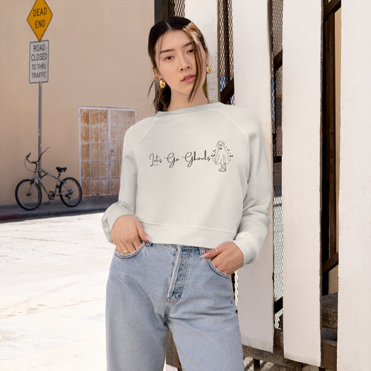 Let's Go Ghouls Cropped Fleece Pullover