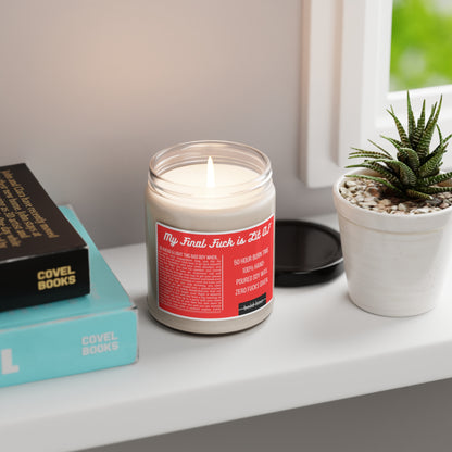 Zero Fucks Given Candle
