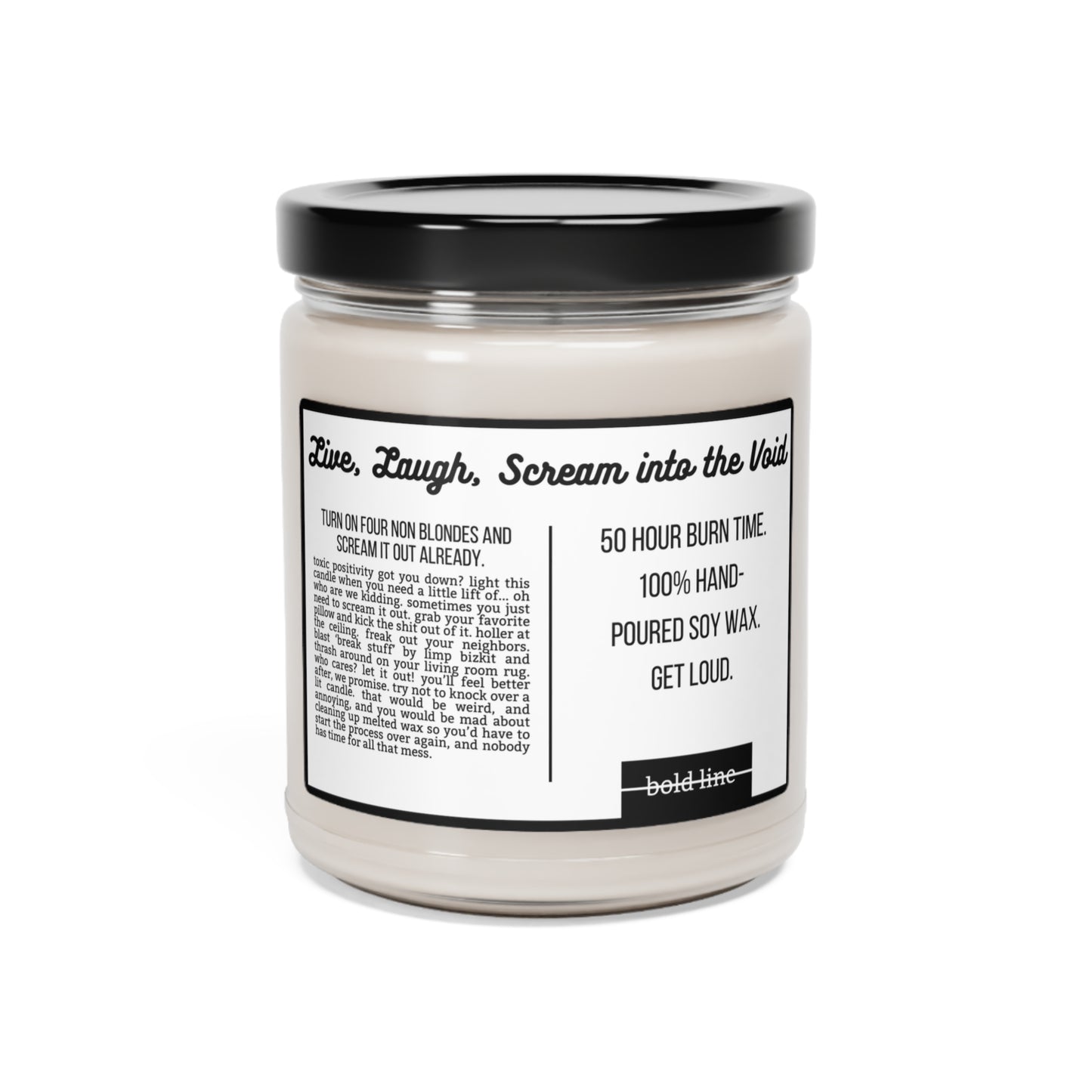 Scream into the Void Candle
