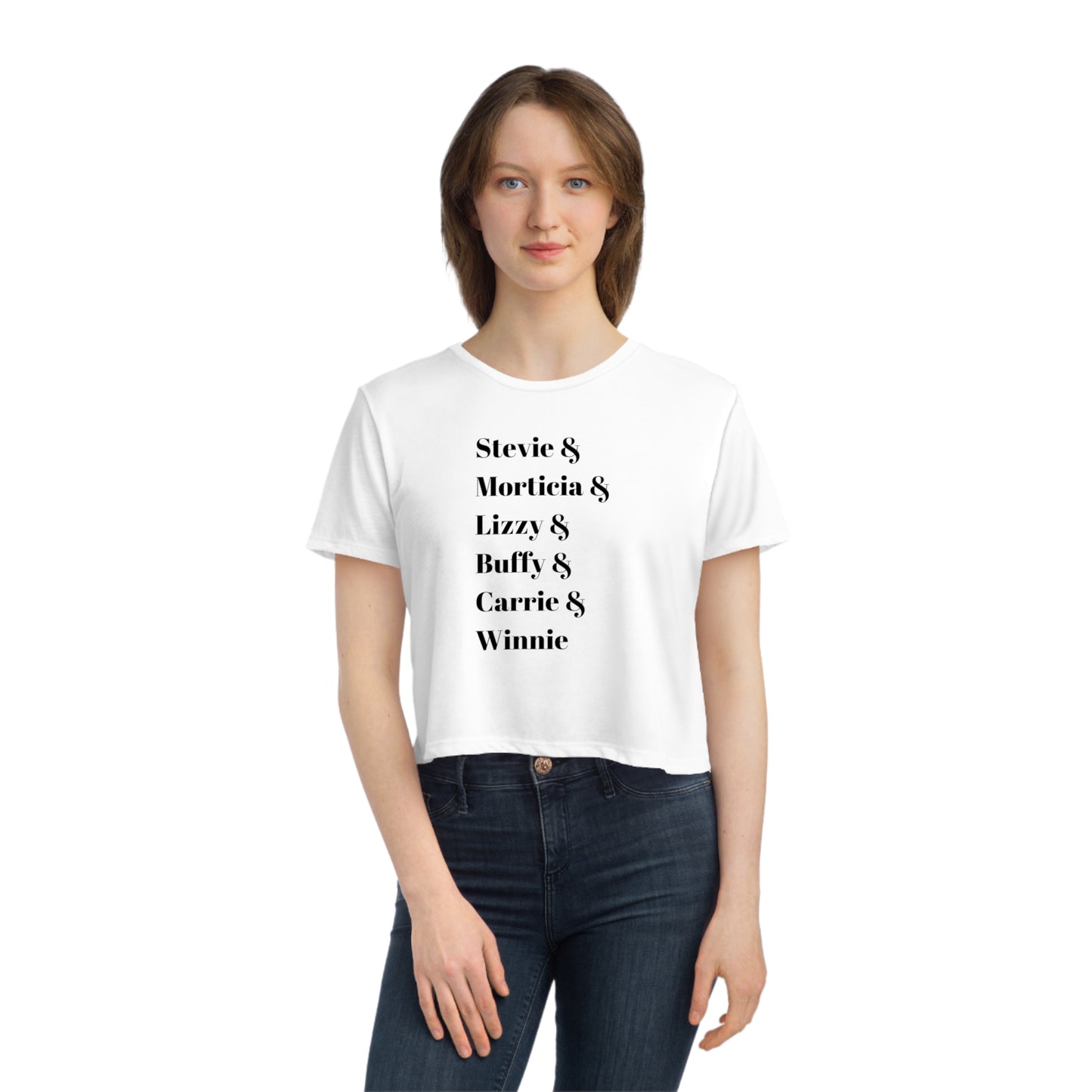 Horror Heroines Cropped Tee