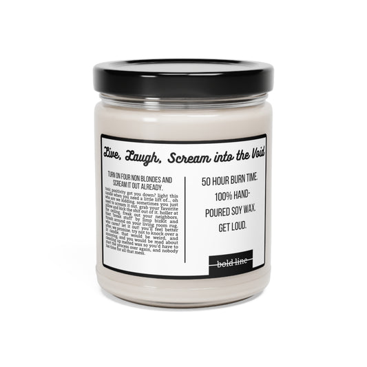 Scream into the Void Candle