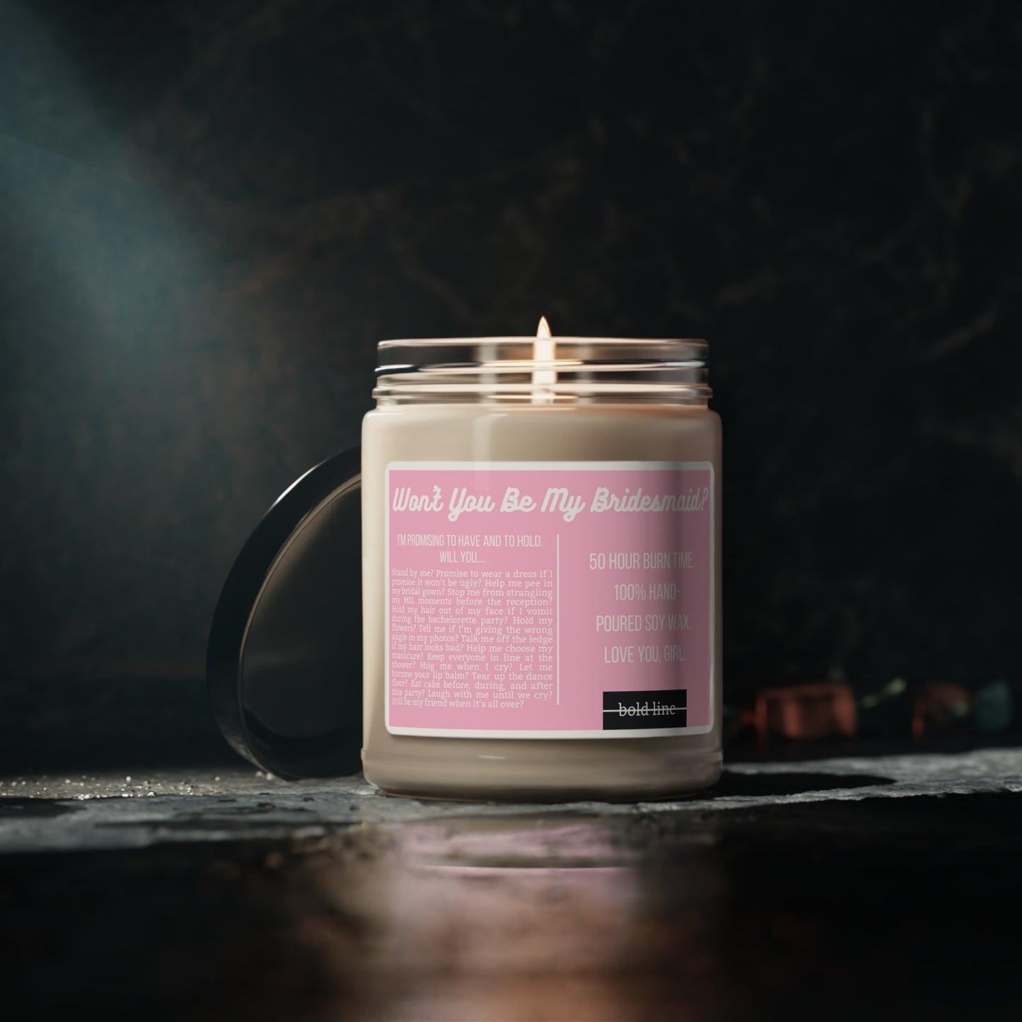 Bridesmaid Candle