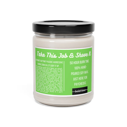 Take This Job & Shove It Candle