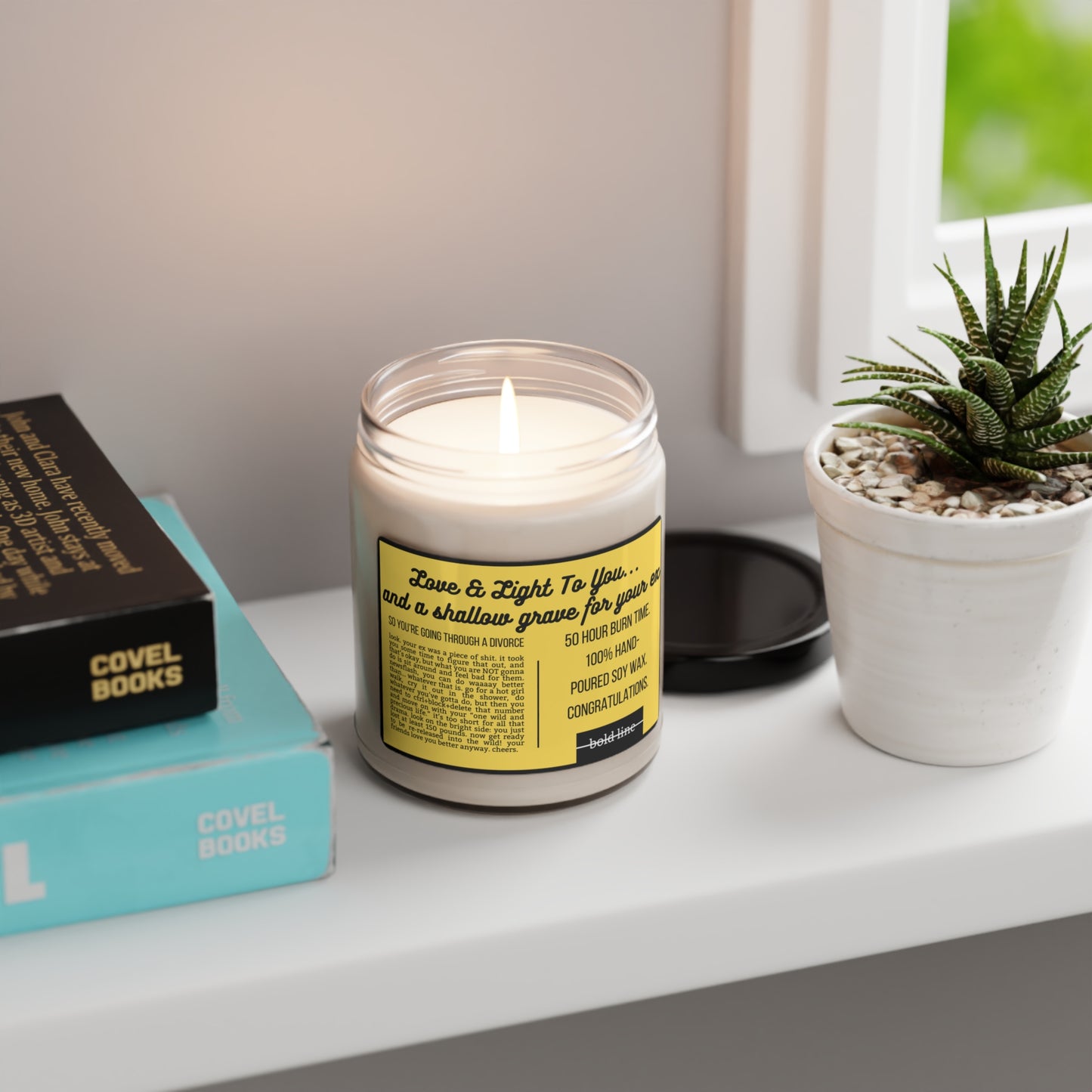 Light, Love & Shallow Grave Candle