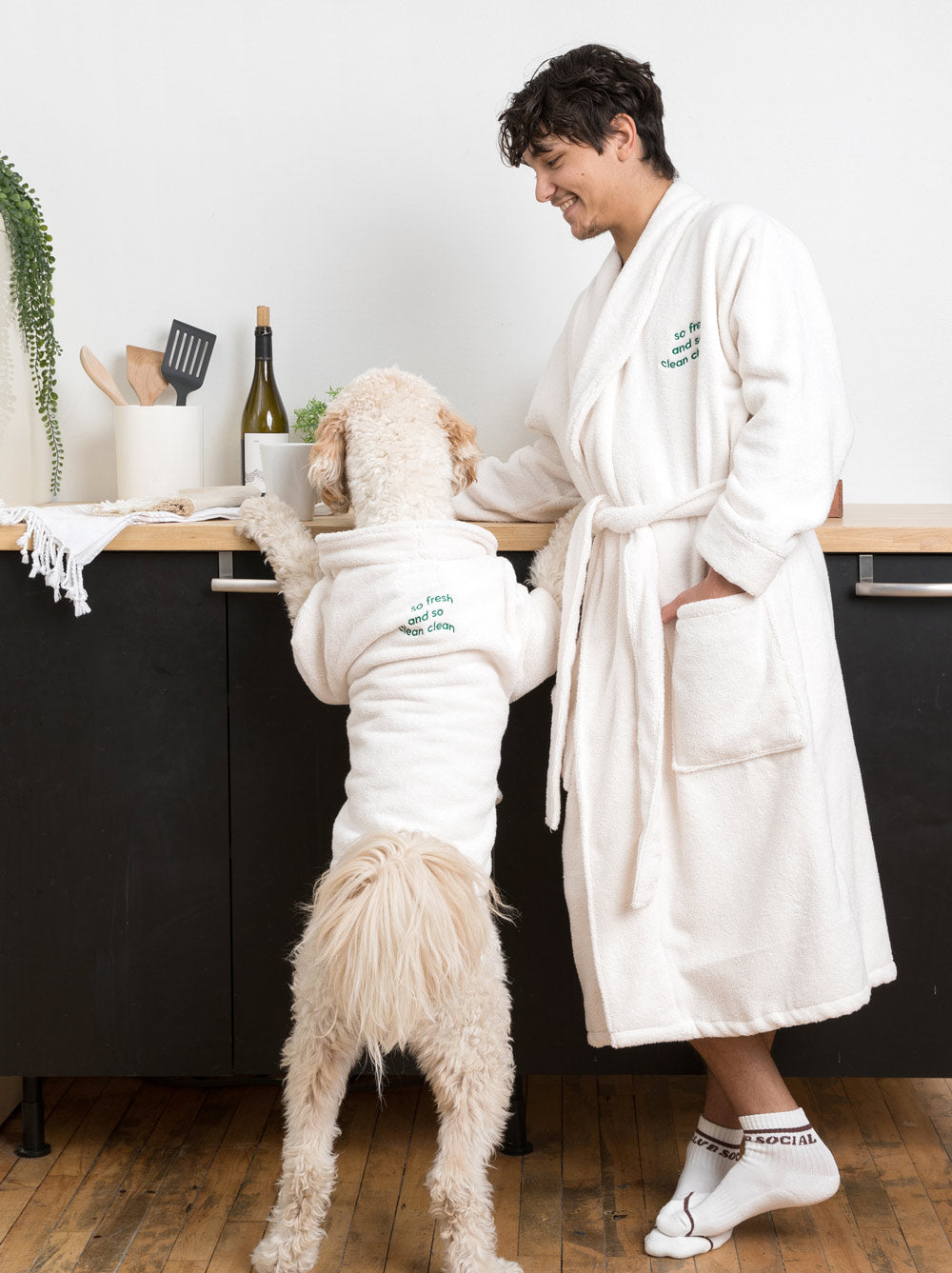 So Fresh and So Clean Mom & Dog Robes