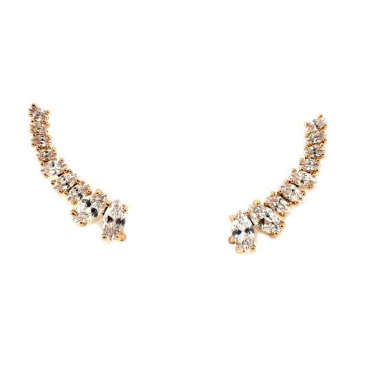 Marquise Ear Climbers