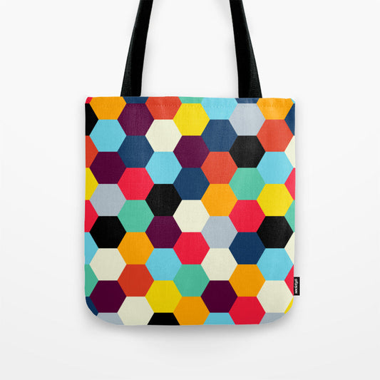 Eclectic Tiles Midcentury Tote Bag