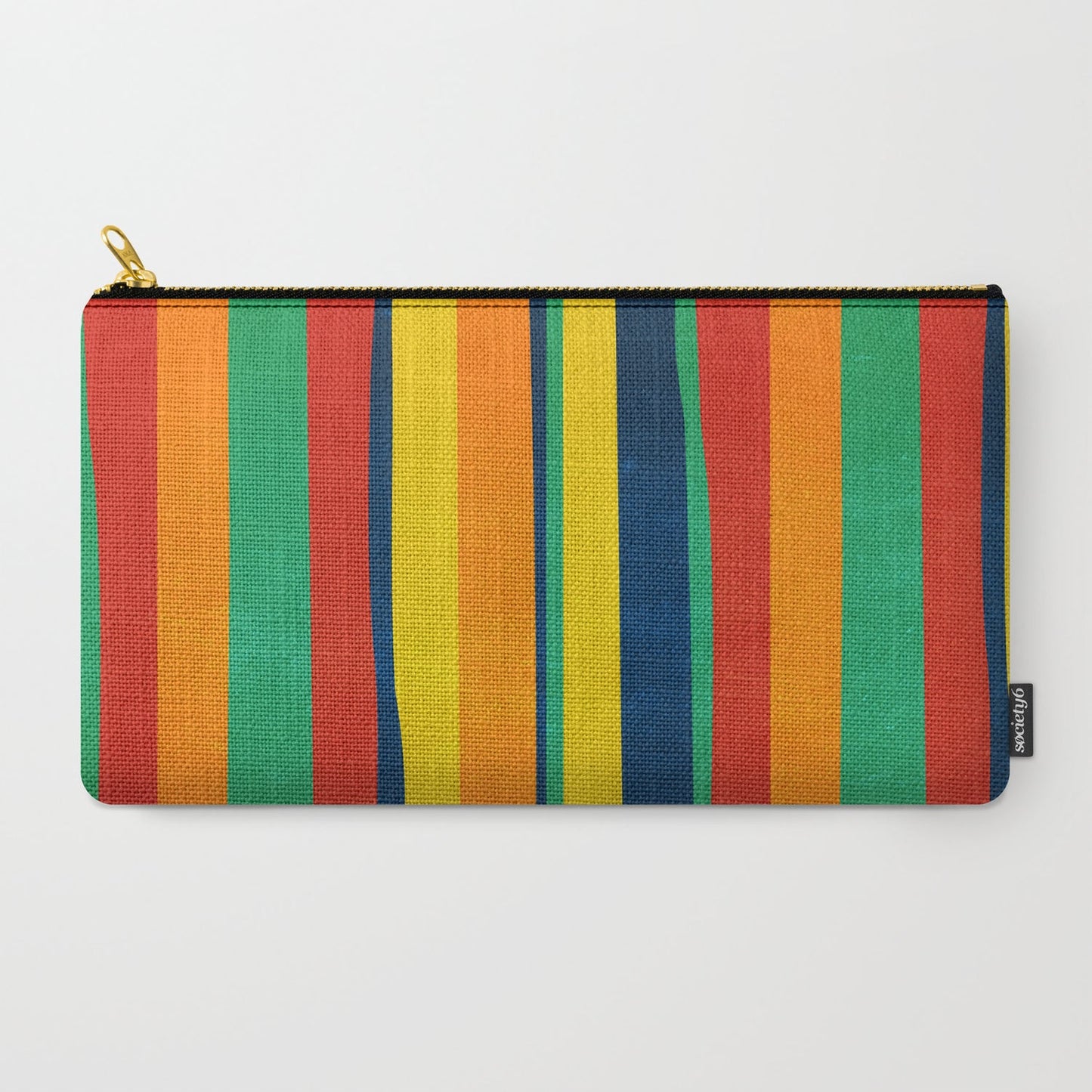 Mid Century Stripes Carry-All Pouch