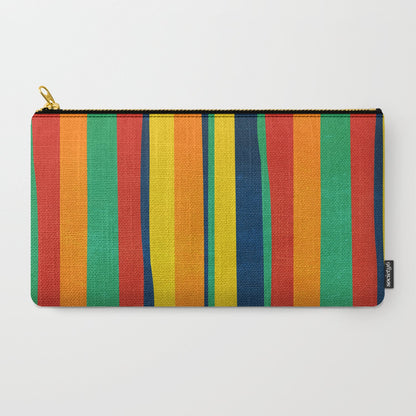 Mid Century Stripes Carry-All Pouch