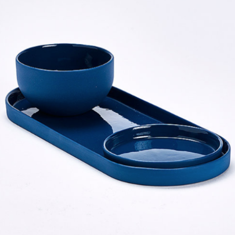 Azul Modular Serving Set - Three Pieces